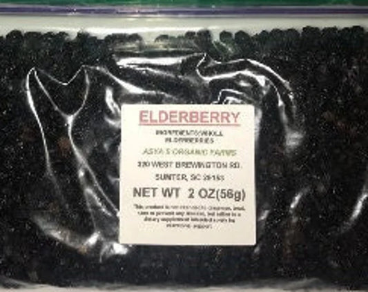 ORGANIC ELDERBERRY TEA/ DRIED BERRIES