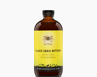 BLACK SEED BITTERS WITH MORINGA DETOX BEVERAGE 16OZ